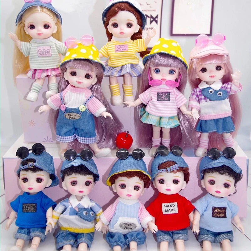 

Шарнирная кукла с 13 подвижными суставами, 16 см