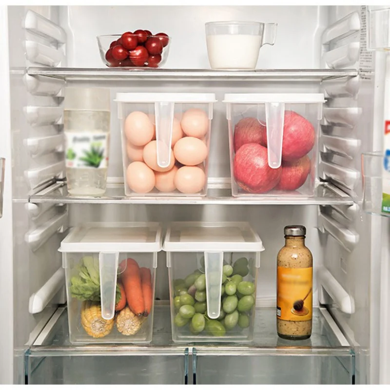 Новый прозрачный ПП ящик для хранения кухни зерен бобов содержит коробки