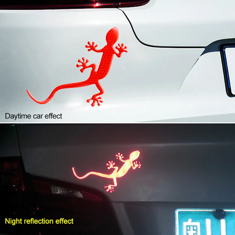 Светоотражающие наклейки Gecko для автомобиля креативные объемные стерео с