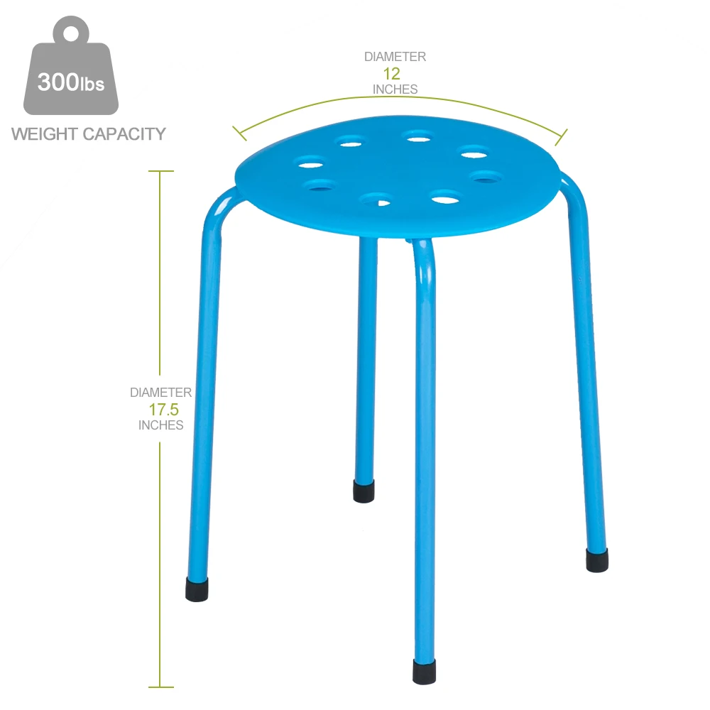 

Stackable Round Stool In 5 Colors Fashionable Beautiful Appearance Suitable For Most Place Environmentally Friendly Materials