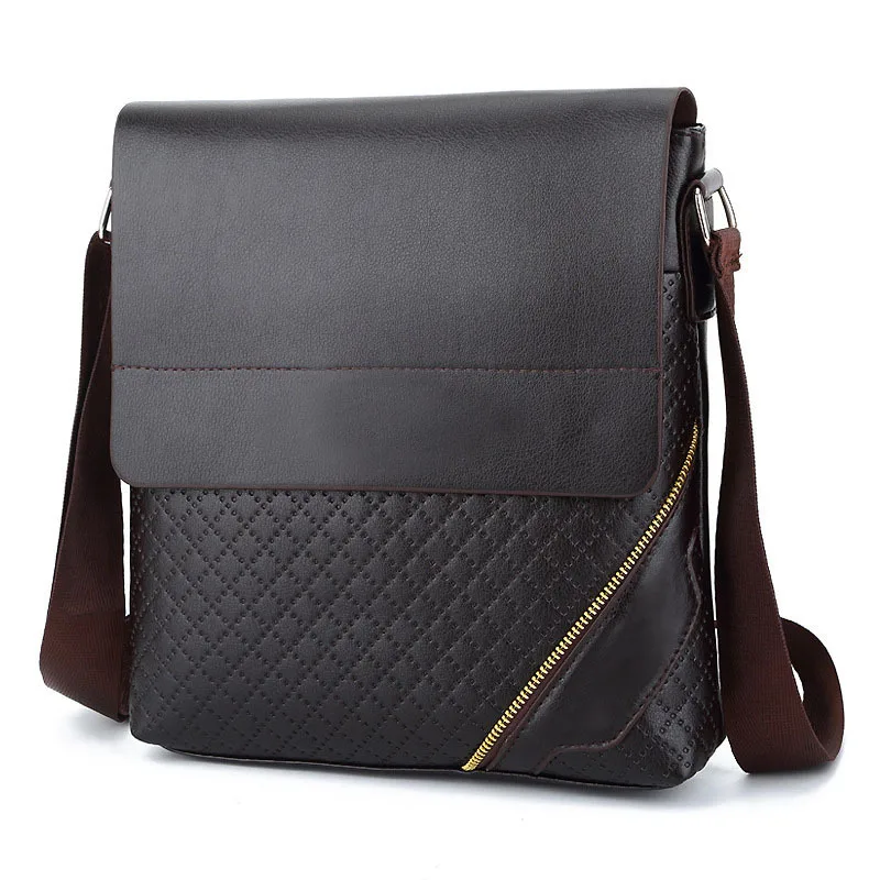 

Men Bags Shoulder Bags for Male Messenger Bags Fashion Crossbody Bags Pu Leather Handbags Casual Bags Luxury Diamond Lattice Bag