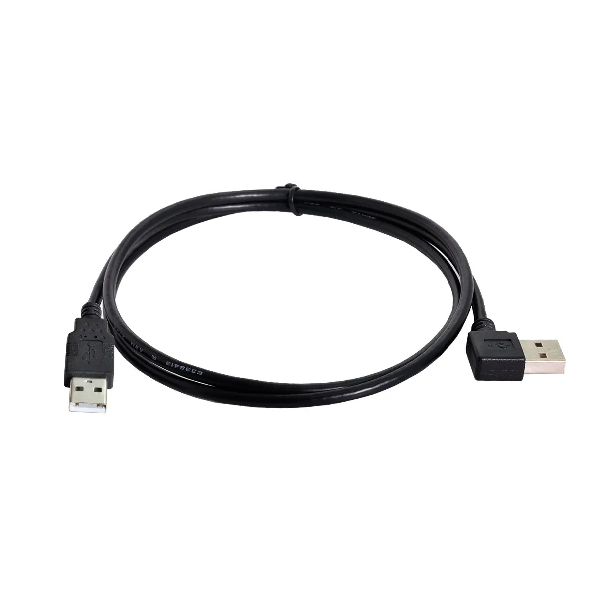 Кабель передачи данных Cablecc CY 100 см USB 2 0 штекер двусторонний дизайн левый и правый
