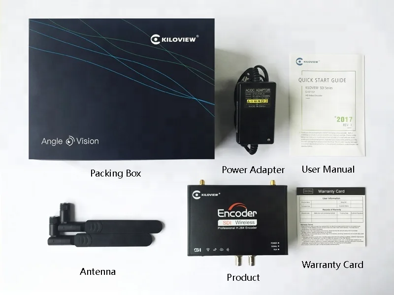 

Kiloview H.264 HD HDMI VGA to IP Video Encoder for live streaming