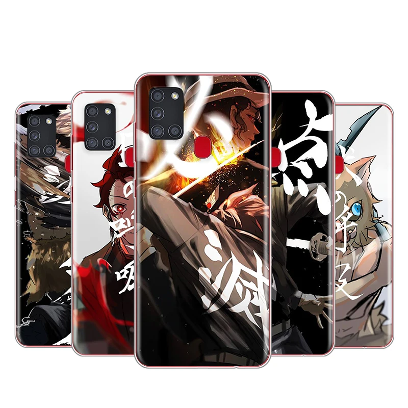 

Demon Slayer Cool For Samsung A51 A91 A81 A71 A41 A31 A72 A52 A02 S A32 A12 A42 A21 S A11 A01 UW Transparent Phone Case