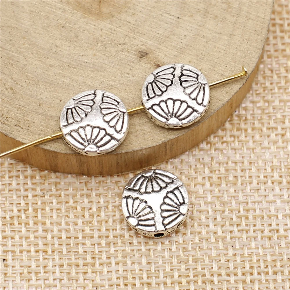

10pcs 12mm Antique Silver Plated Bead For DIY Jewelry Making DIY Bracelet Making