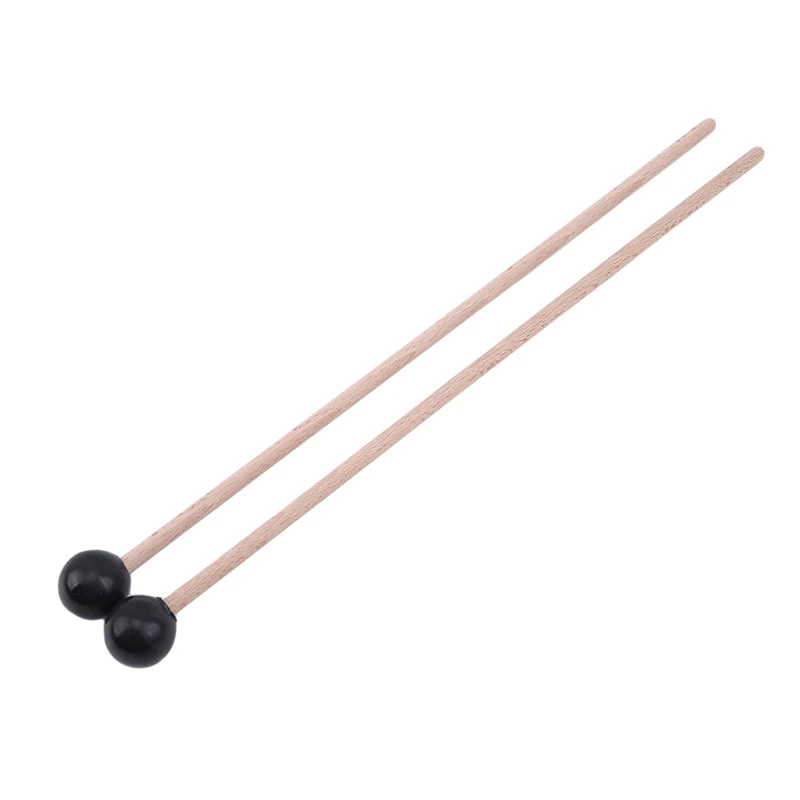 1 пара мягких деревянных стержней Precussion Mallets барабанные палочки Timpani дубовая