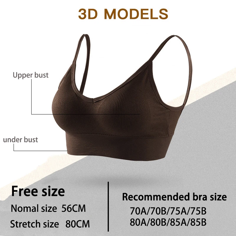 

Sports Bra Women's Tube Top Unwired Bra Tank Top Bras For Women Yoga Underwear Yoga Fitness Bra Sweat suit Sport Sling Top