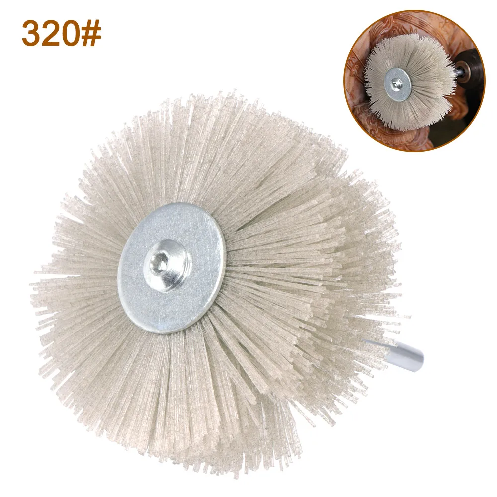 2020 щетка для снятия заусенцев абразивная алюминиевая проволочная головка