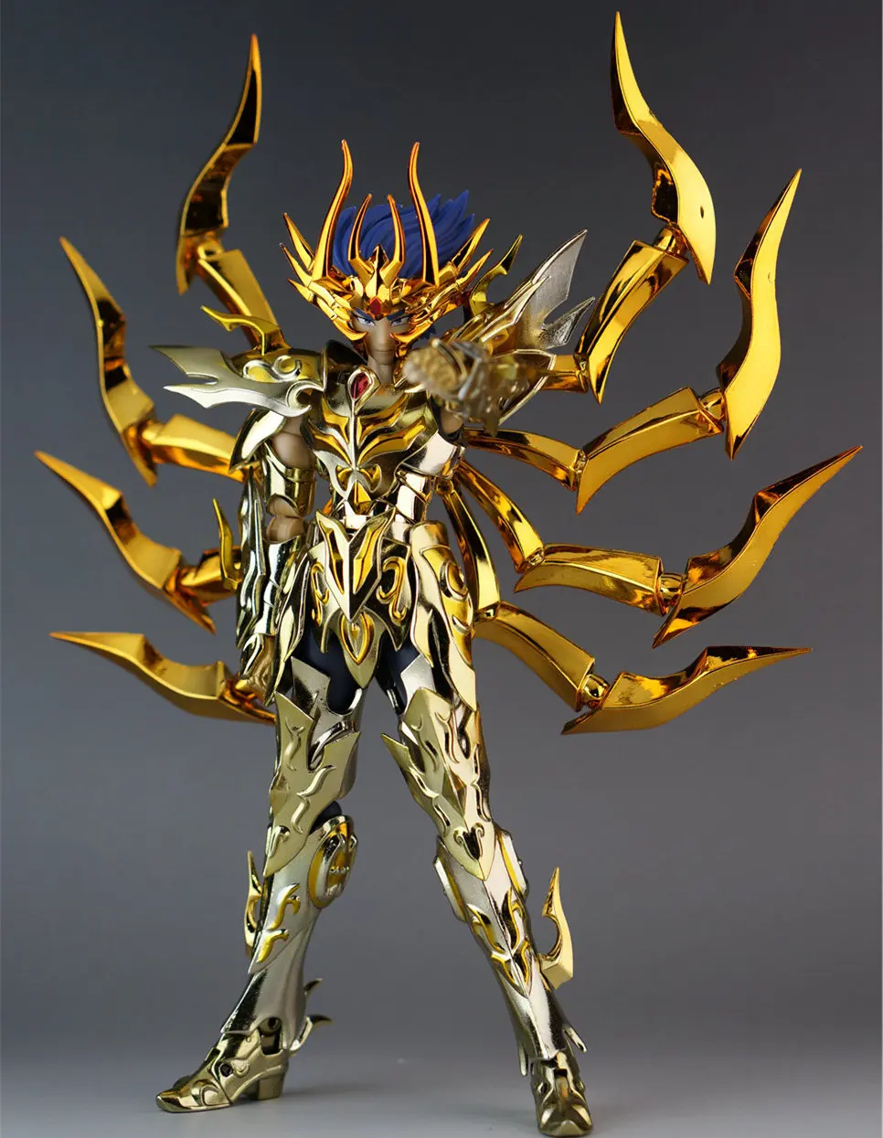 

GT GreatToys Saint Seiya Cloth Myth EX SOG Soul of Gold GOD Cloth Cancer DeathMask models metal Cloth SG005