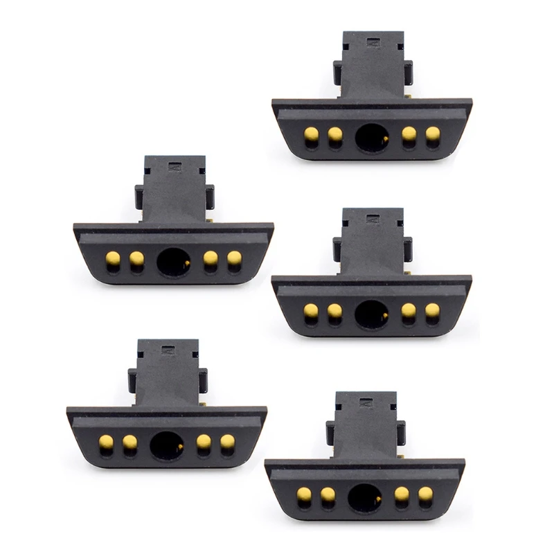 

5Pcs Headset Earphone Jack Port Socket Connector Repair Parts for PS5 Controller
