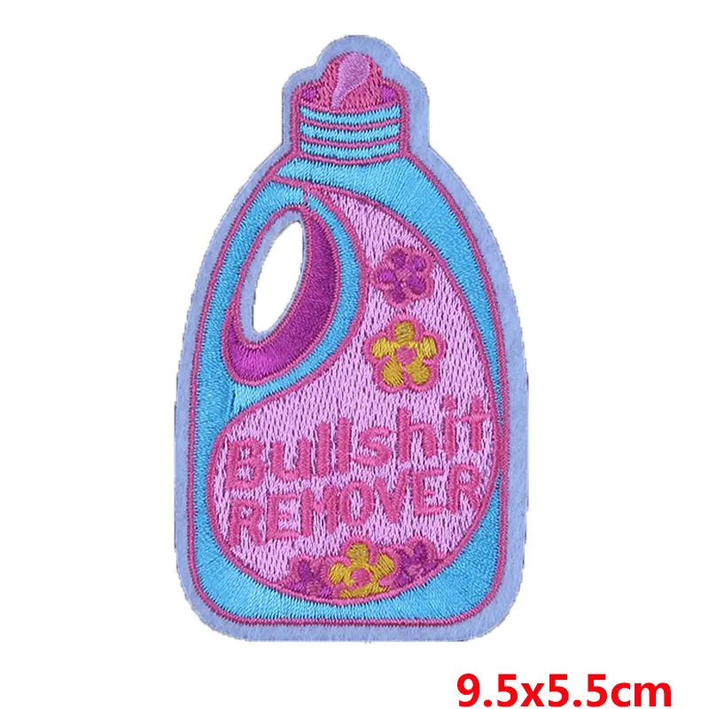 Мультяшные нашивки сделай сам с вышивкой для маленькой девочки моющие средства