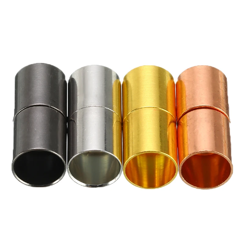 10 шт./компл. магнитные застежки кожаного ремешка на браслет соединительное