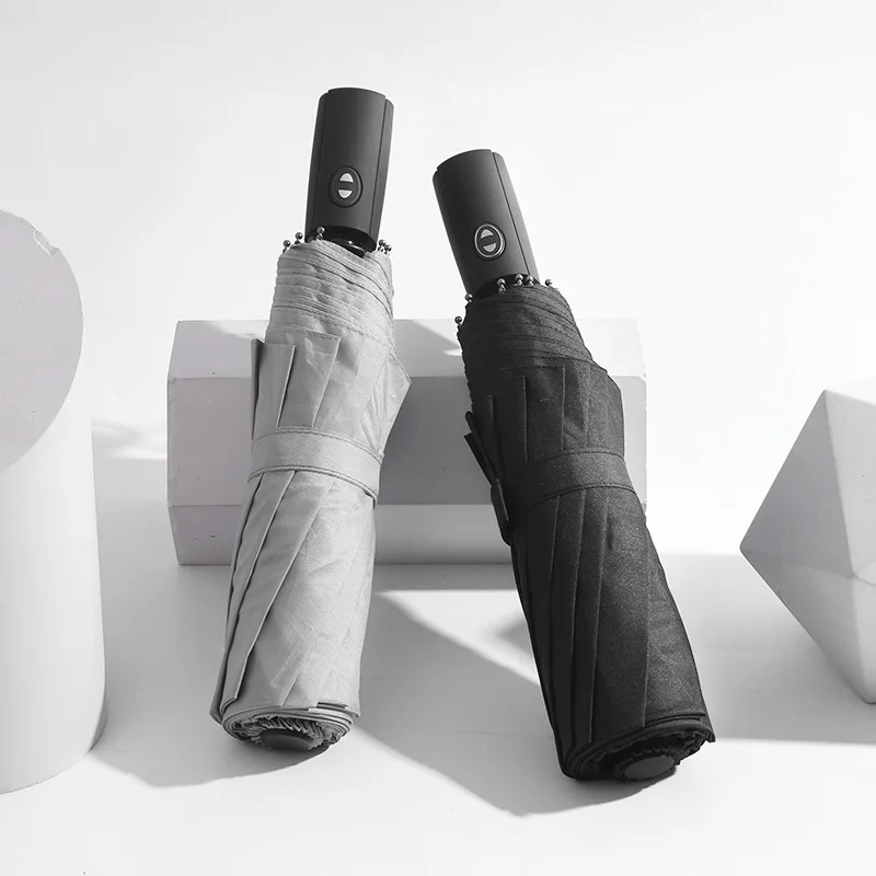 New Big Strong Fashion Windproof Men Gentle Folding Compact Fully Automatic Rain High Quality Pongee Umbrella Women LY12 | Дом и сад