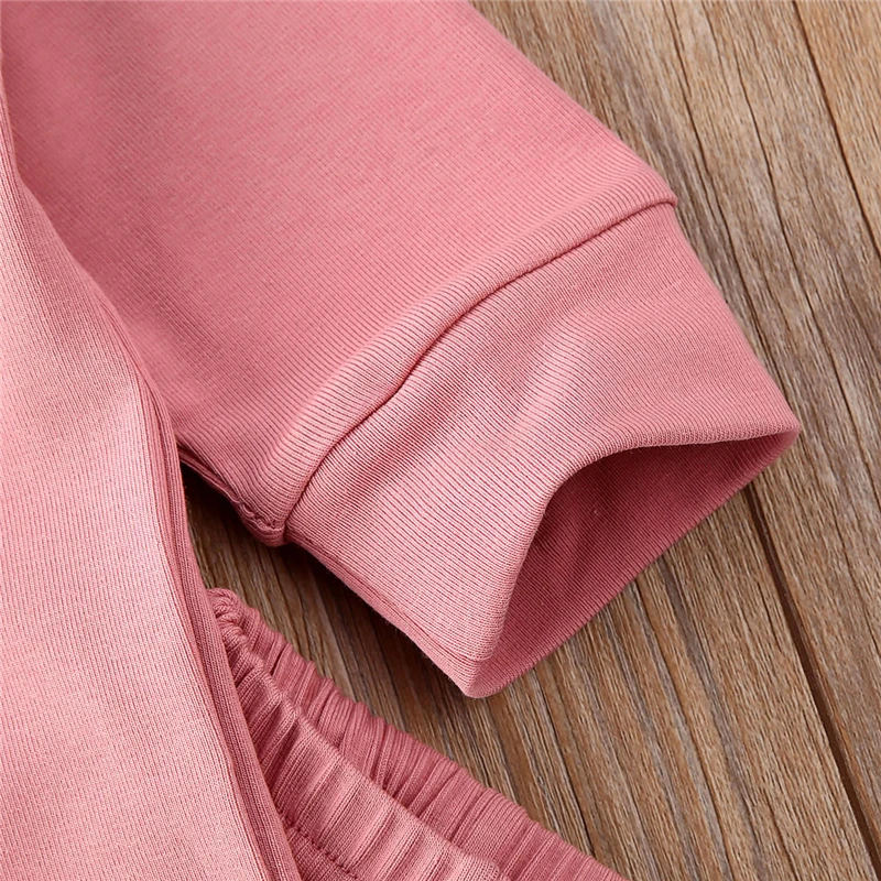 6 Color Autumn Kids Clothes Boys Clothing Set Infant Baby Girls Long Sleeve T-shirt+Pants Outfits Tracksuit | Детская одежда и