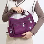 Повседневная сумка-мессенджер на плечо для женщин, водонепроницаемая нейлоновая сумка через плечо из ткани Оксфорд, вместительная сумочка, повседневные дорожные сумки, кошелек