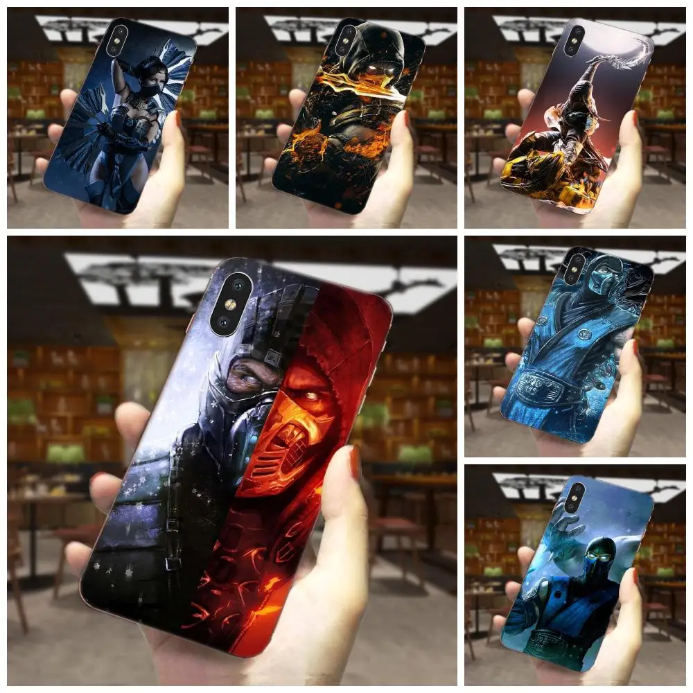 Модный чехол Mortal Kombat для Galaxy Grand A3 A5 A7 A8 A9 A9S On5 On7 Plus Pro Star 2015 2016 2017 2018 розовый узор из