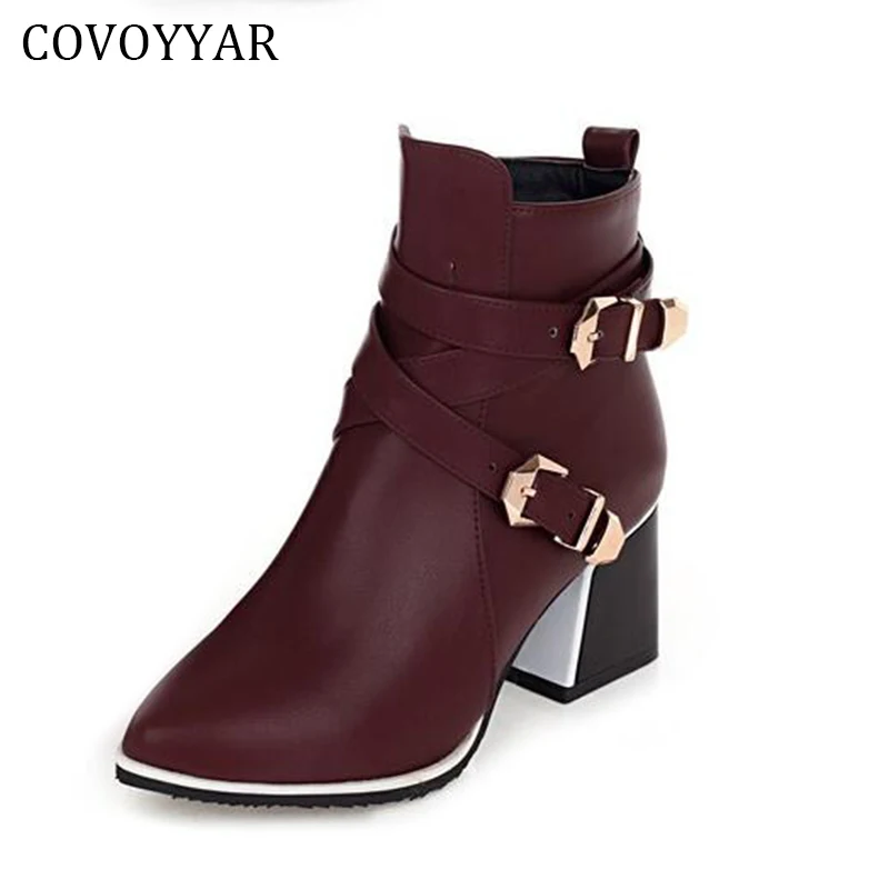 2021 английские остроконечные носок Женские ботильоны с двойной пряжкой на