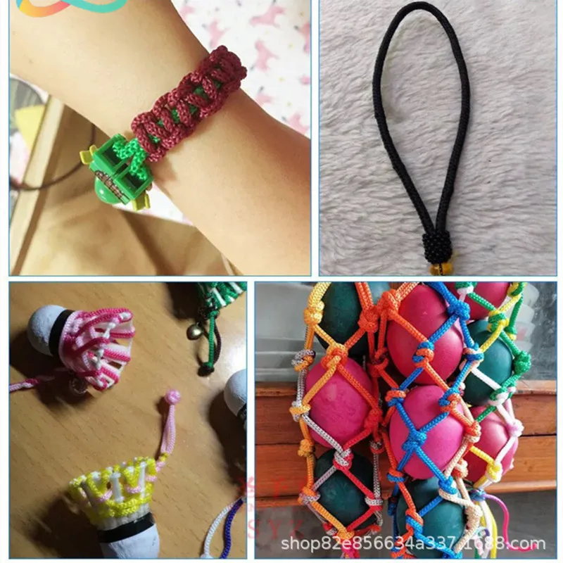 5 метров партия 4 мм красная веревка маска ремешок шнурок из пеньковой веревки