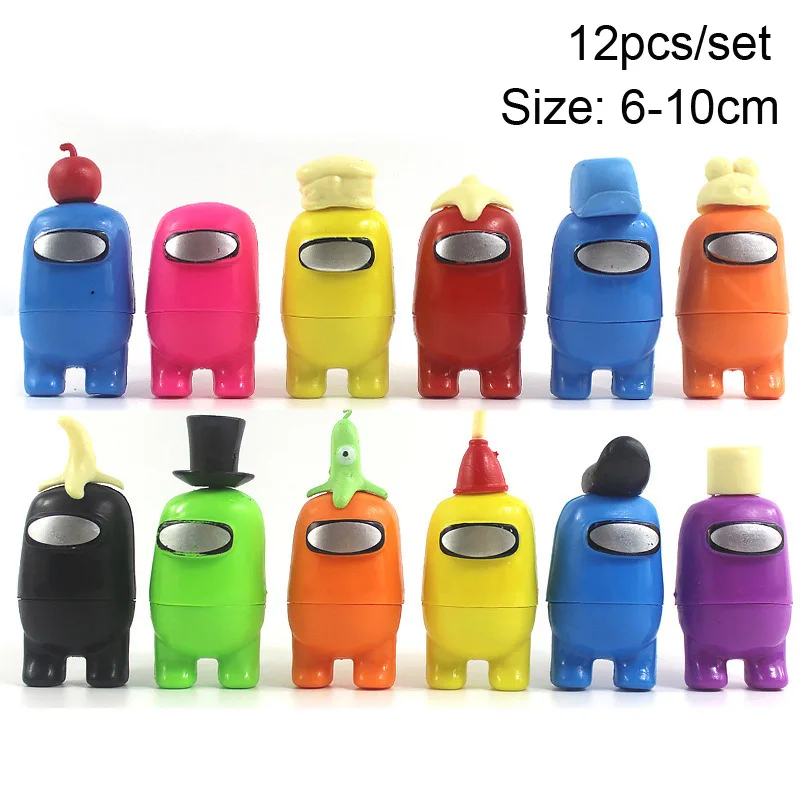 12 шт./компл. популярные игры игрушки милые среди детей модели детской набор