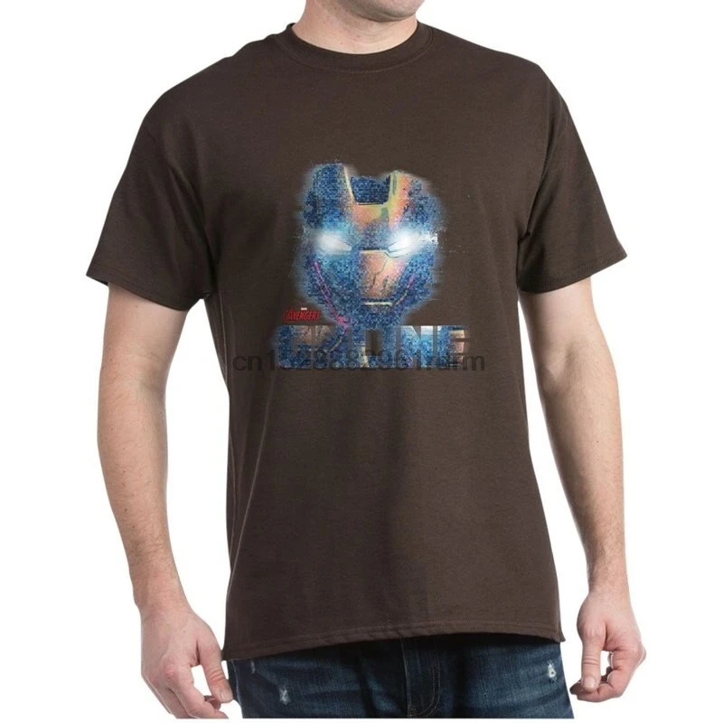 Железный человек онлайн хлопковая футболка одежда CafePress Мстители 9239|Мужские
