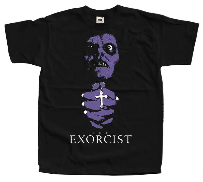 Exorcist V17 W. Friedkin Постер 1973 футболка (черная) все размеры S 3XL|Мужские футболки| |
