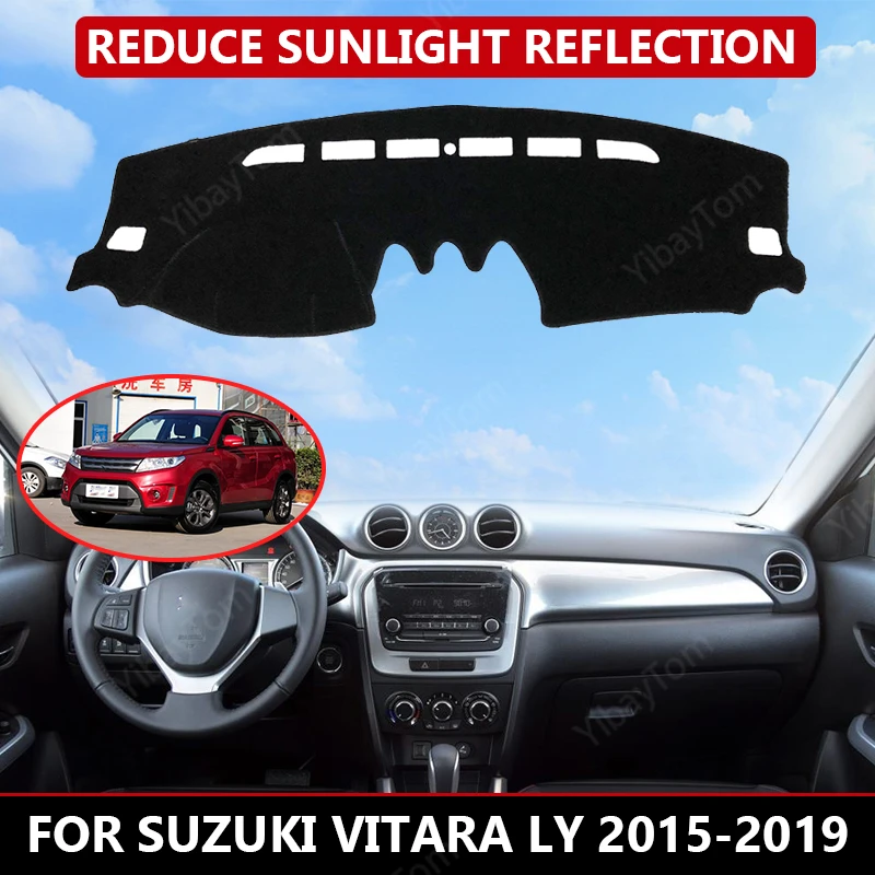 

Car Dashboard Cover for Suzuki Vitara LY 2015-2019 Mat Protector Sun Shade Dashmat Board Pad Auto Carpet