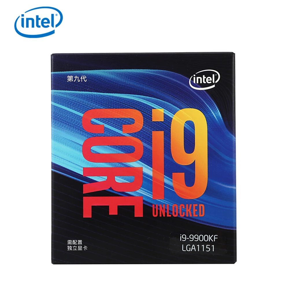 Процессор Intel Core i9-9900KF для настольных ПК 8 ядер до 5,0 ГГц Turbo разблокирован без процессора Графика LGA1151 серии 300 95 Вт