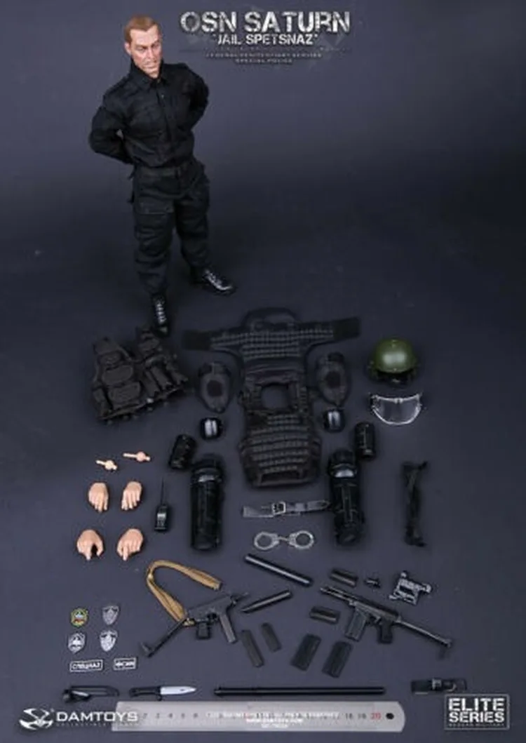 DAMTOYS DAM 78024 1/6 русский ОСН Сатурн тюрьма спецназ ФСИН специальный полицейский
