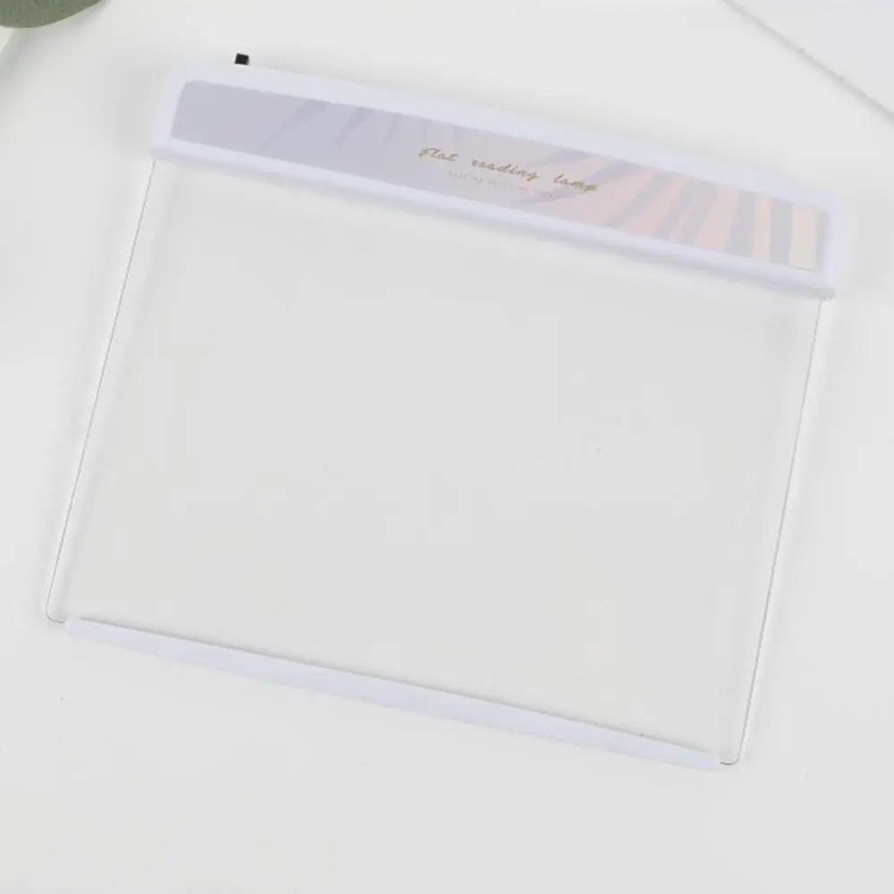 Плоский светодиодный светильник для чтения ночник переносной путешествий