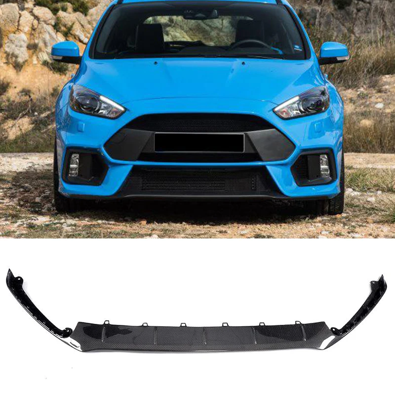 Автомобильный передний бампер для губ фартук спойлер Ford Focus RS хэтчбек 4 двери 2016