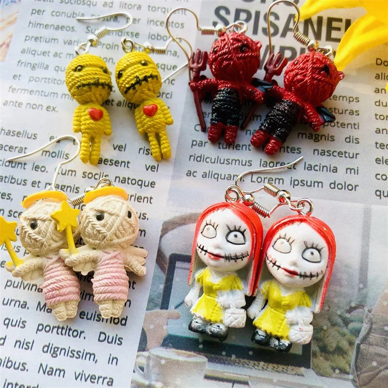 Новинка 2020 креативные серьги ручной работы женские забавные индивидуальные с