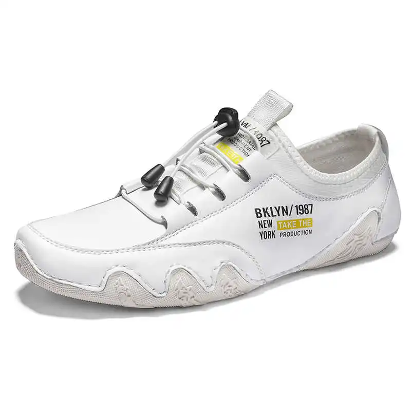 

Кроссовки мужские легкие дышащие, удобная Уличная обувь для ходьбы и отдыха, Повседневные Классические мягкие лоферы на плоской подошве, бе...