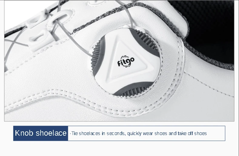 

PGM Golf New Sneakers Men's Waterproof Shoes Rotating Buckle Shoelace Activities Nail Soles Male Casual Sports Men's Ball Shoes
