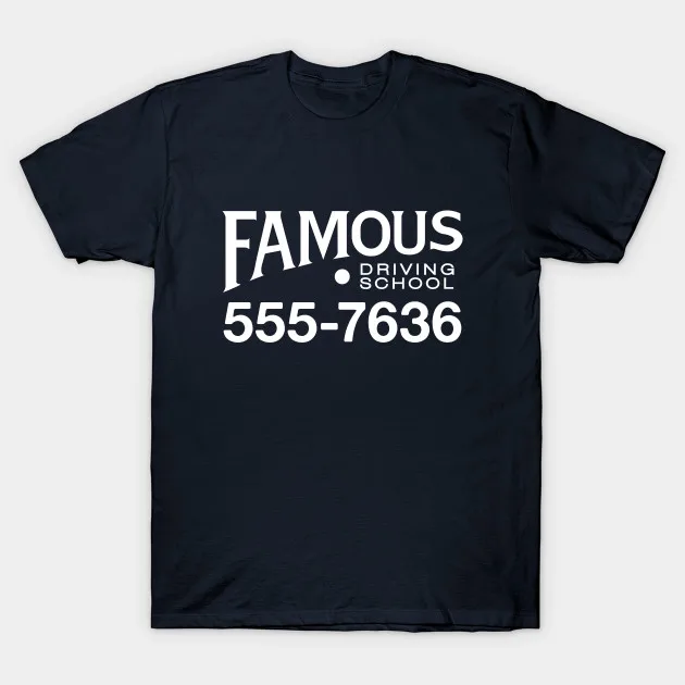 

Men t-shirt Famous Driving School Herbie TV Series (White) tshirt Women t shirt