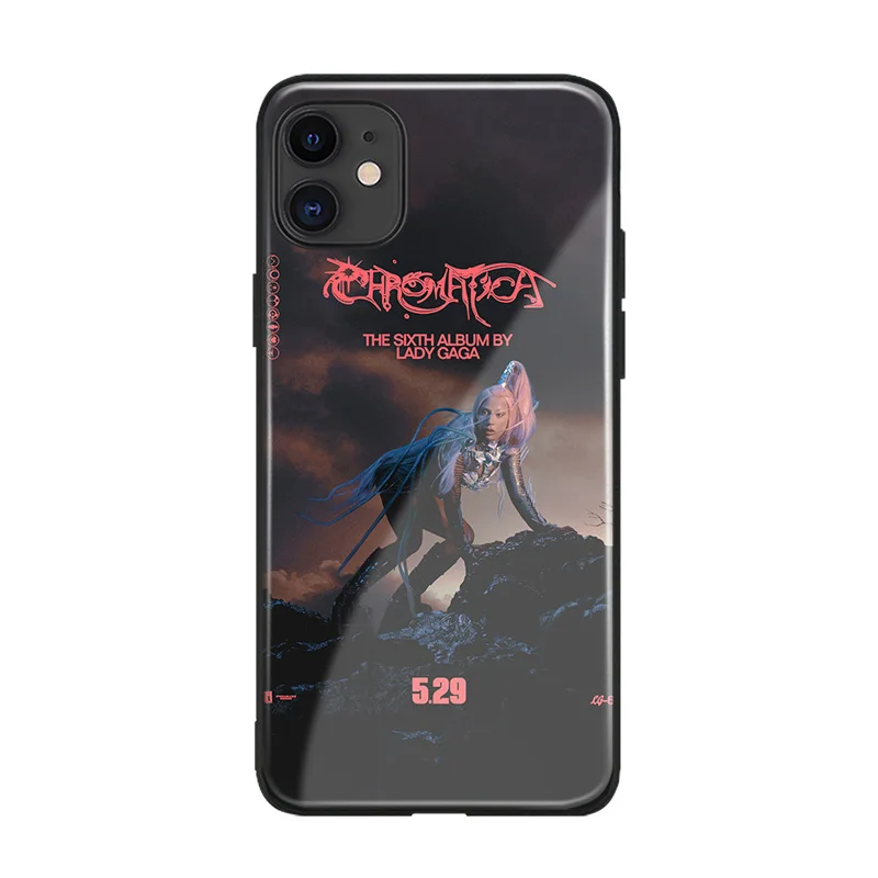 Chromatica lady gaga soft silicone Tempered Glass For iPhone SE 6s 7 8 Plus X XR XS 11 12 mini Pro Max Phone Case Cover Shell | Мобильные