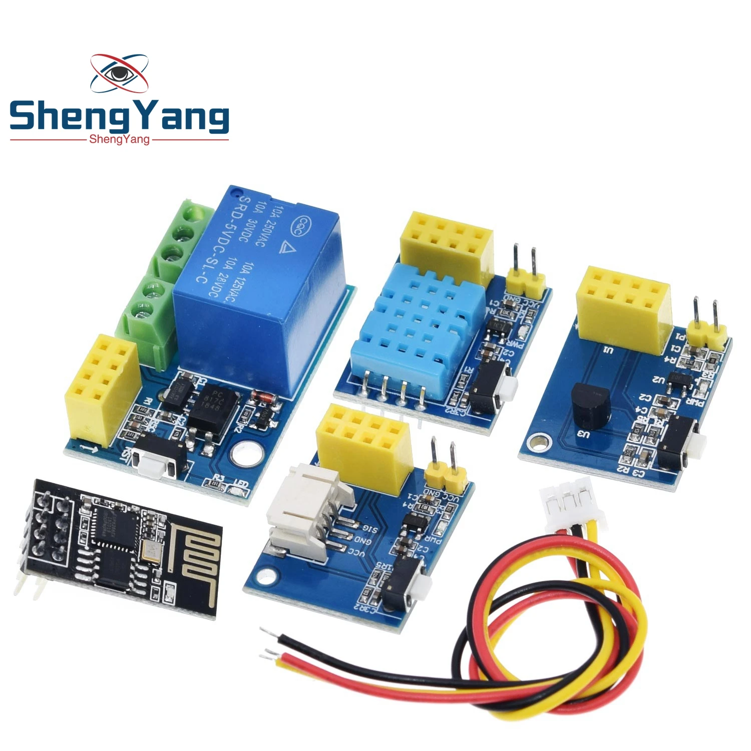 Завеса ESP8266 5В реле Wi Fi модуль DS18B20 DHT11 RGB светодиодный Управление Вещи умный дом