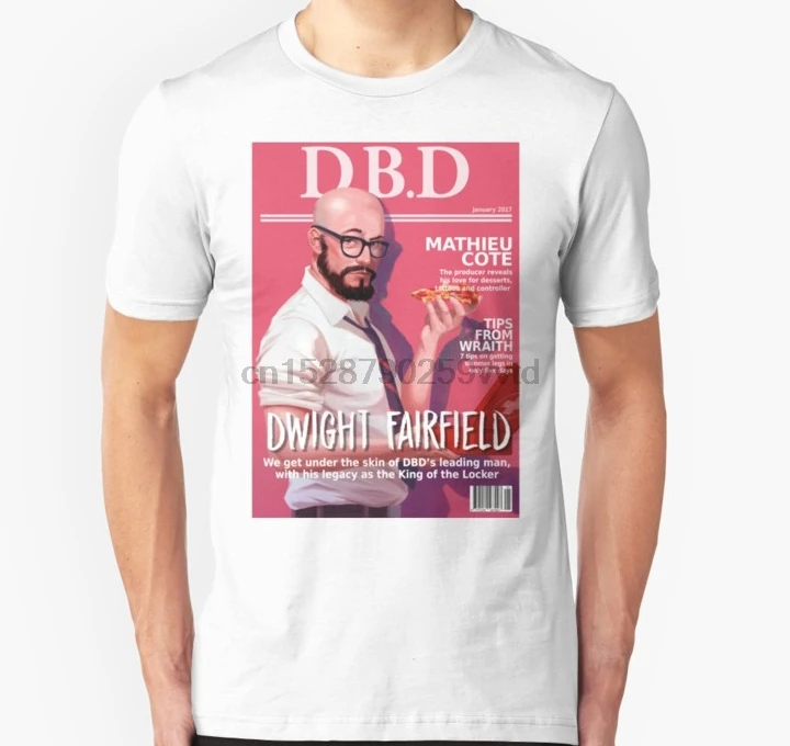 Мужская футболка Dead by Daylight Magazine Cover Дуайт Фэрфилд унисекс wo футболки | одежда