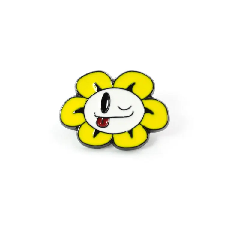 Игра Undertale брошь Frisk Toriel Sans Chara Flowey милый забавный мультфильм металлические броши модная новинка персонализированные ювелирные изделия подарок