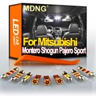 MDNG 8X Canbus автомобильная светодиодная внутренняя карта купольные светильник пы комплект для Mitsubishi Montero Shogun Pajero Sport 2 3 2008-2020 Auto светильник ing