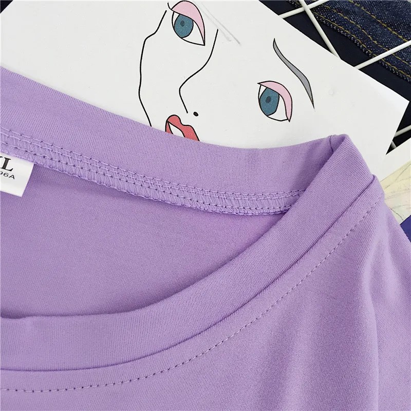 Shellsuning 2020 летняя новая женская футболка эластичный негабаритный мягкий джемпер