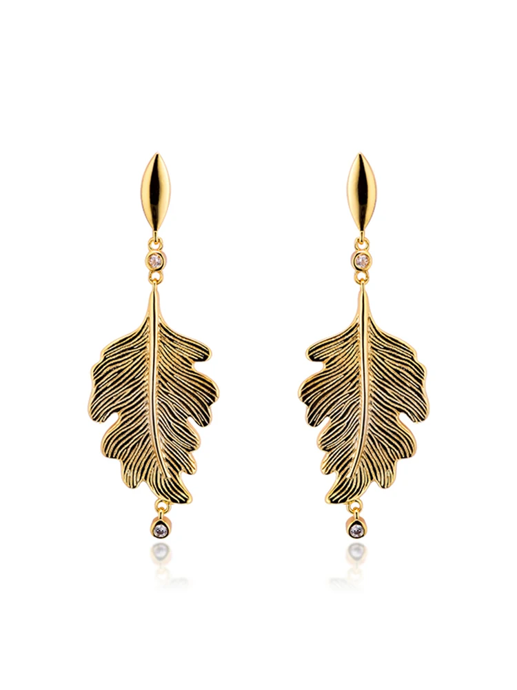 

Shine Oak Leaf Earring Free Shipping