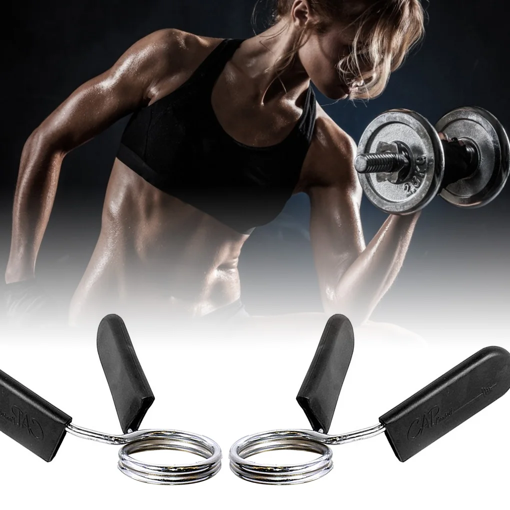 

2pcs 24/25/28mm Spinlock Collars Barbell Collar Lock Dumbell Clips Clamp Weight lifting Bar Gym Dumbbell Fitness Body Building