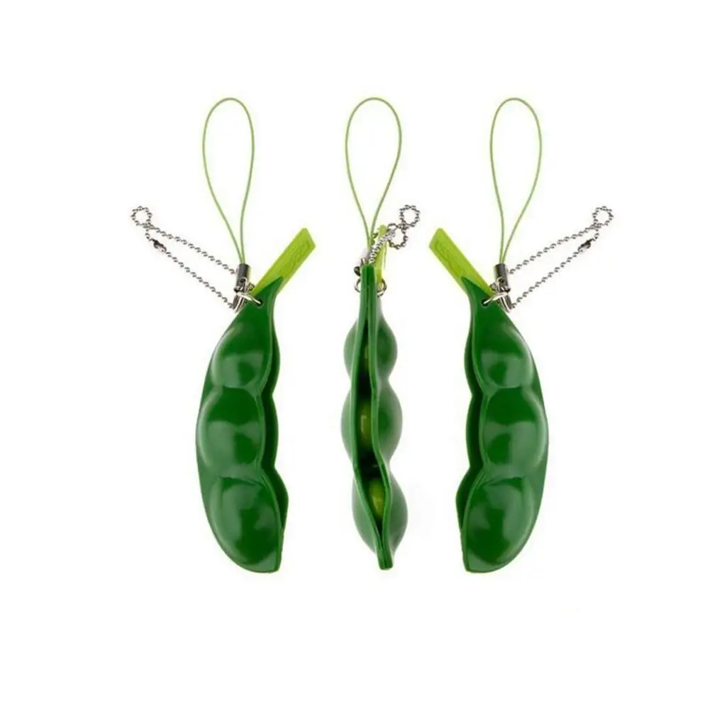 

Squeeze Toy Squeeze Pea Edamame Stress Relief Toy Cute And Interesting Keychain Small Jewelry Decompression Toy