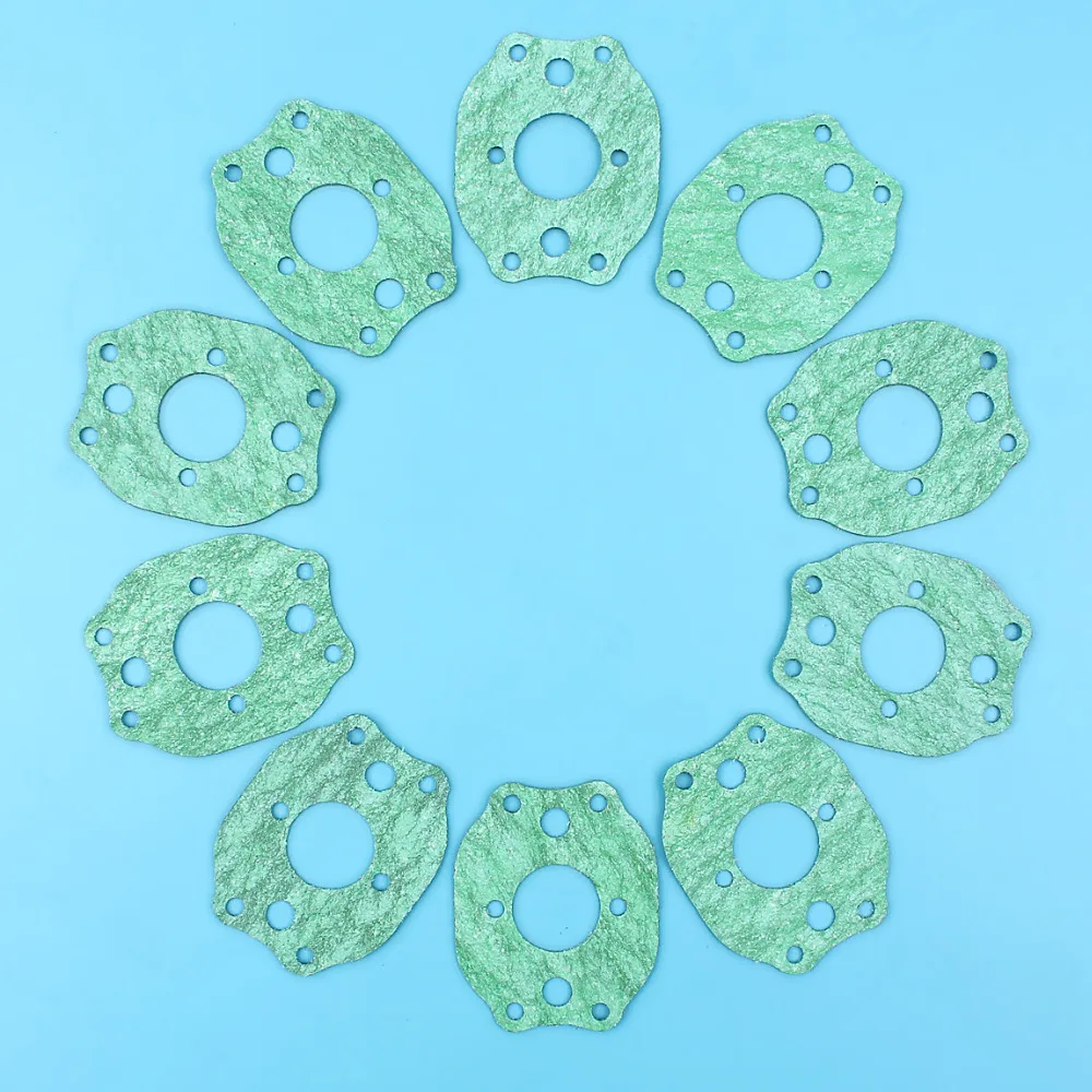 

10pcs/lot Carburetor Carb Gaskets Set For HUSQVARNA 136 137 141 142 E 36 41 Chainsaw Replacement Spare Parts 530 01 91-72