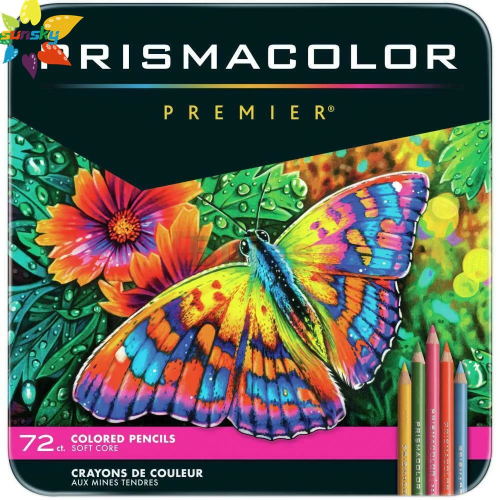 Оригинальный карандаш для рисования Prismacolor Premier 72 150 цветов масляный 4 0 мм с мягким