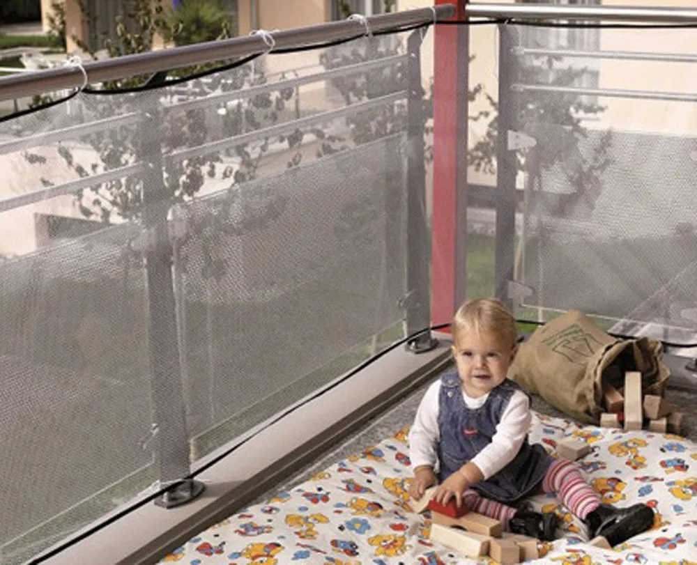 Безопасная сетка для лестницы маленький Защитный Сетчатый держатель балкона