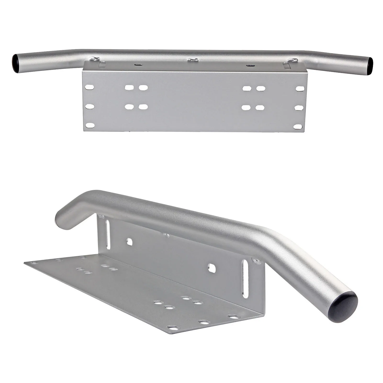 Универсальный кронштейн для крепления номерного знака на передний бампер