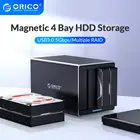 Док-станция ORICO NS Series 3,5 '', 4 отсека USB3.0 с RAID HDD, поддержка 64 ТБ, 5 Гбитс, чехол для жесткого диска UASP, мощность 78 Вт