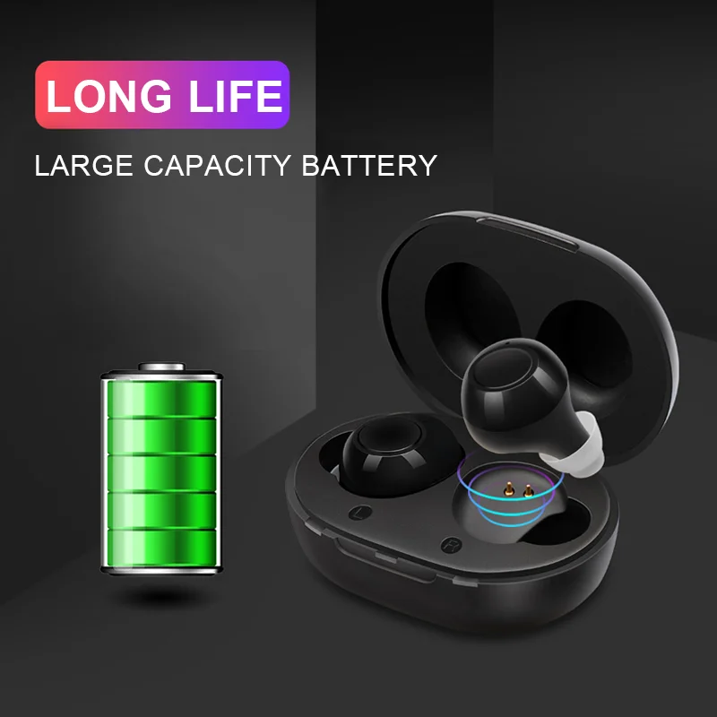 Новинка 2020 пара слуховых аппаратов с низким уровнем шума невидимый дизайн