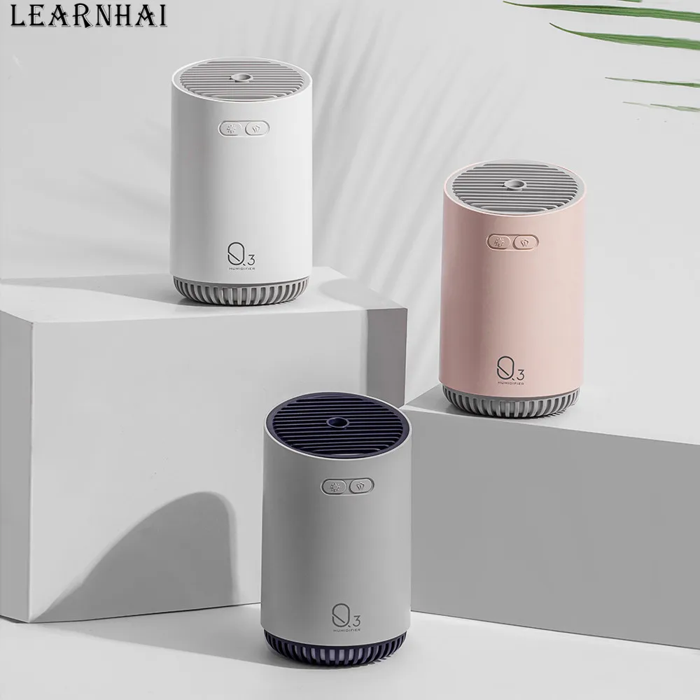 

LEARNHAI 2019 New Arrival Q3 Cool Mist Ultrasonic Humidifier Aroma Diffuser USB Portable Car Air Humidifier With Night Light